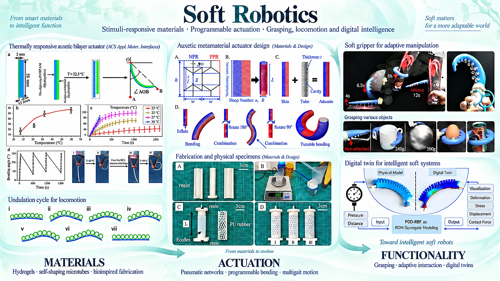Research on soft robotics and programmable soft systems